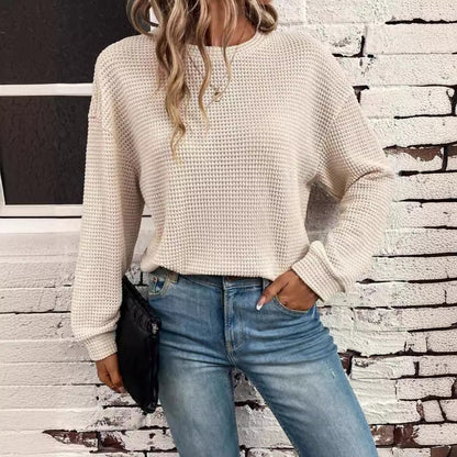 Women's Waffle Knit Sweater