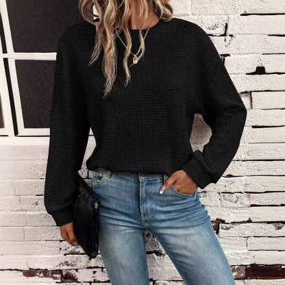 Women's Waffle Knit Sweater