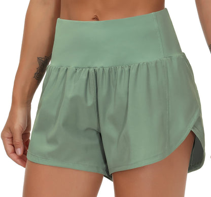 Women's High Waisted Athletic Shorts