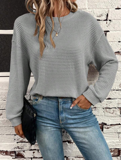 Women's Waffle Knit Sweater