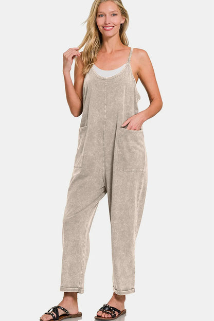 Zenana Overalls With Pockets